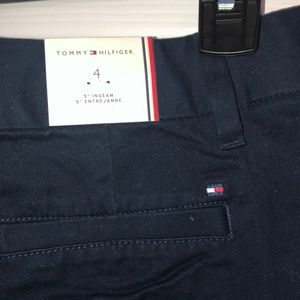NWT Tommy hilfiger navy blue shorts size 4!